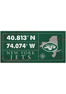 New York Jets Horizontal Coordinate Sign