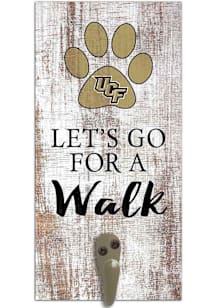 UCF Knights 6x12 Leash Holder Sign - White