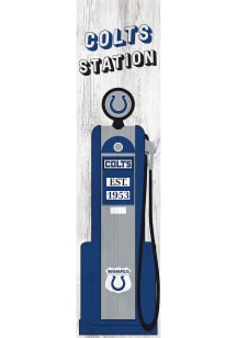 Indianapolis Colts Retro Pump Leaner Sign