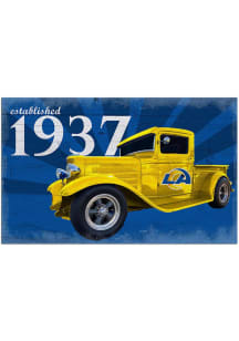 Los Angeles Rams Established Truck Sign