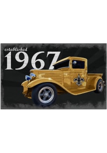 New Orleans Saints Established Truck Sign