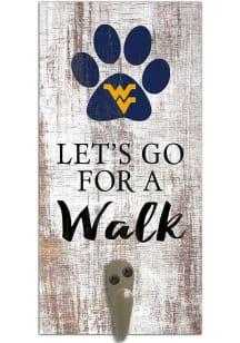 West Virginia Mountaineers 6x12 Leash Holder Sign
