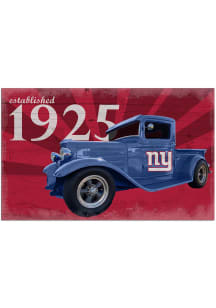 New York Giants Established Truck Sign