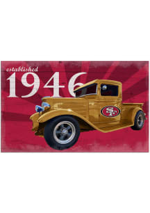San Francisco 49ers Established Truck Sign