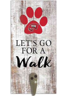Western Kentucky Hilltoppers 6x12 Leash Holder Sign