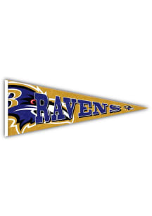 Baltimore Ravens Wood Pennant Sign