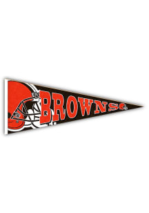 Cleveland Browns Wood Pennant Sign