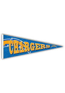 Los Angeles Chargers Wood Pennant Sign