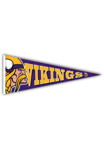 Minnesota Vikings Wood Pennant Sign