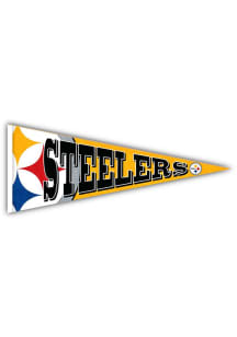 Pittsburgh Steelers Wood Pennant Sign
