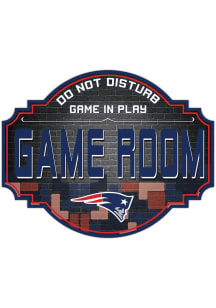 New England Patriots 24in Game Room Tavern Sign