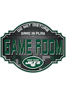 New York Jets 12in Game Room Tavern Sign - Green