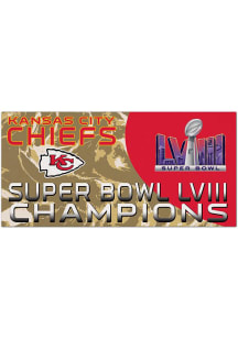 Kansas City Chiefs Super Bowl LVIII Champs Colorsplash Sign