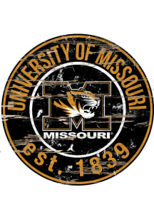 Missouri Tigers Established Date Circle 24 Inch Sign