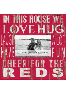 Cincinnati Reds In This House 10x10 Picture Frame