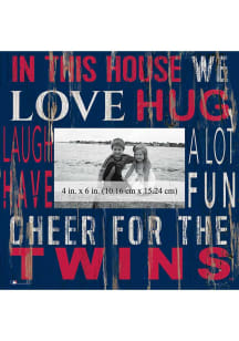 Minnesota Twins In This House 10x10 Picture Frame