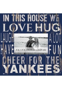 New York Yankees In This House 10x10 Picture Frame