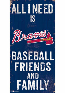 Atlanta Braves Football Friends and Family Sign