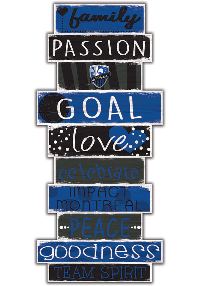 Montreal Impact Celebrations Stack 24 Inch Sign