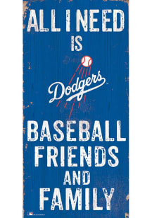 Los Angeles Dodgers Football Friends and Family Sign