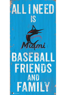 Miami Marlins Football Friends and Family Sign