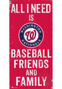 Washington Nationals Football Friends and Family Sign
