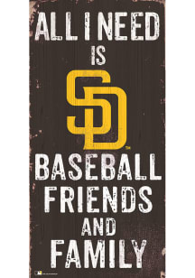 San Diego Padres Football Friends and Family Sign
