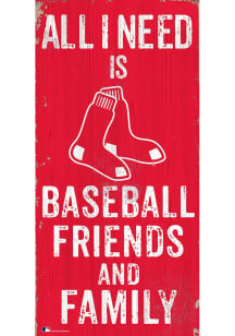 Boston Red Sox Football Friends and Family Sign