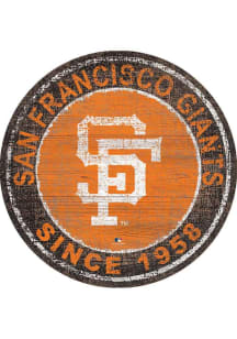San Francisco Giants Round Heritage Logo Sign