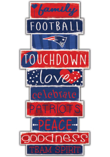 New England Patriots Celebrations Stack 24 Inch Sign