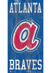 Atlanta Braves Heritage Logo 6x12 Sign