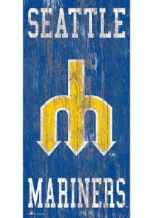Seattle Mariners Heritage Logo 6x12 Sign
