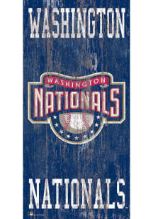 Washington Nationals Heritage Logo 6x12 Sign