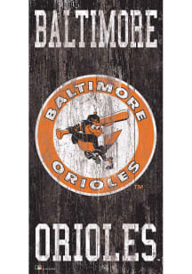 Baltimore Orioles Heritage Logo 6x12 Sign