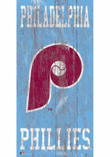 Philadelphia Phillies Heritage Logo 6x12 Sign