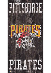 Pittsburgh Pirates Heritage Logo 6x12 Sign
