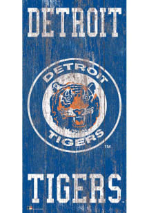 Detroit Tigers Heritage Logo 6x12 Sign