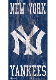 New York Yankees Heritage Logo 6x12 Sign