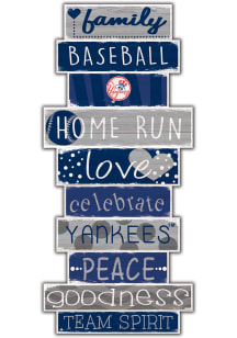 New York Yankees Celebrations Stack 24 Inch Sign