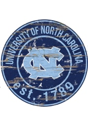 North Carolina Tar Heels Established Date Circle 24 Inch Sign