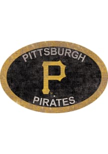 Pittsburgh Pirates 46 Inch Oval Team Sign
