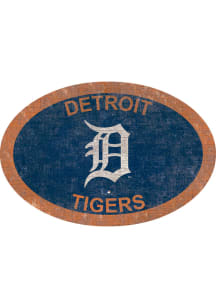 Detroit Tigers 46 Inch Oval Team Sign