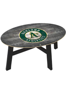 Oakland Athletics Distressed Wood Green Coffee Table