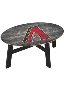 Arizona Diamondbacks Distressed Wood Red Coffee Table