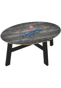Los Angeles Dodgers Distressed Wood Blue Coffee Table