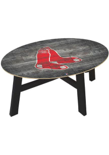 Boston Red Sox Distressed Wood Red Coffee Table