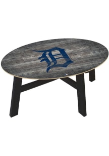 Detroit Tigers Distressed Wood Navy Blue Coffee Table