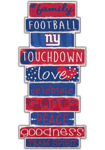 New York Giants Celebrations Stack 24 Inch Sign