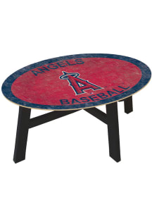 Los Angeles Angels Team Color Logo Red Coffee Table