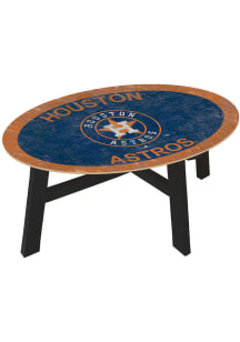 Houston Astros Team Color Logo Navy Blue Coffee Table